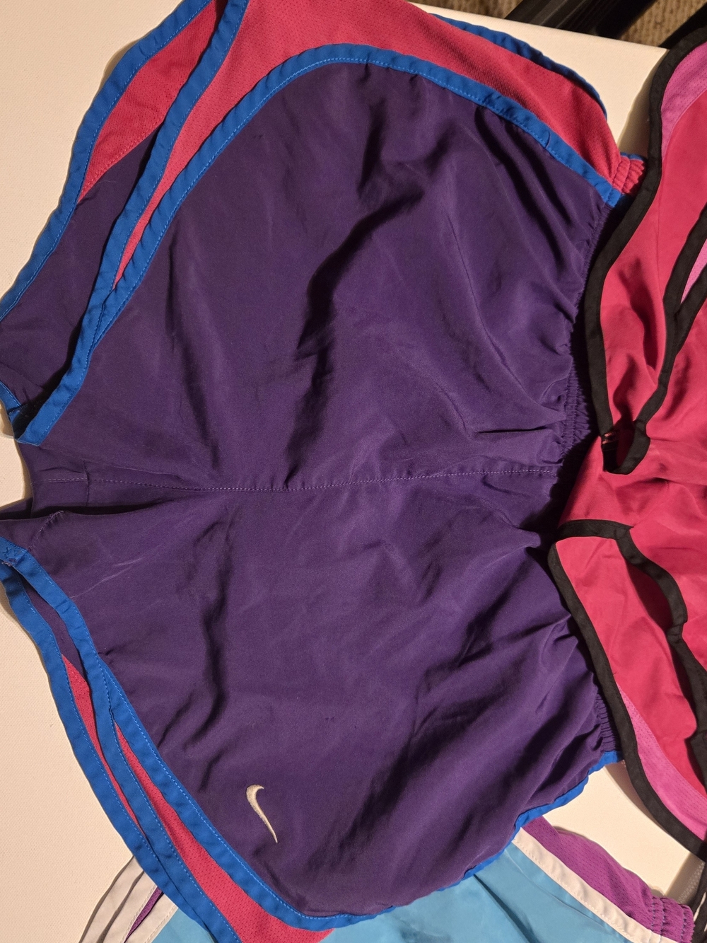 Nike Dri-FIT Athletic Shorts Bundle - Purple, Pink, Blue, Red - Picture 4 of 9